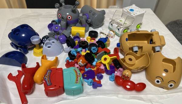 【まとめ売り】アンパンマン くみたてDIY ねじねじおもちゃ 知育玩具 ドライバー 通電確認済み