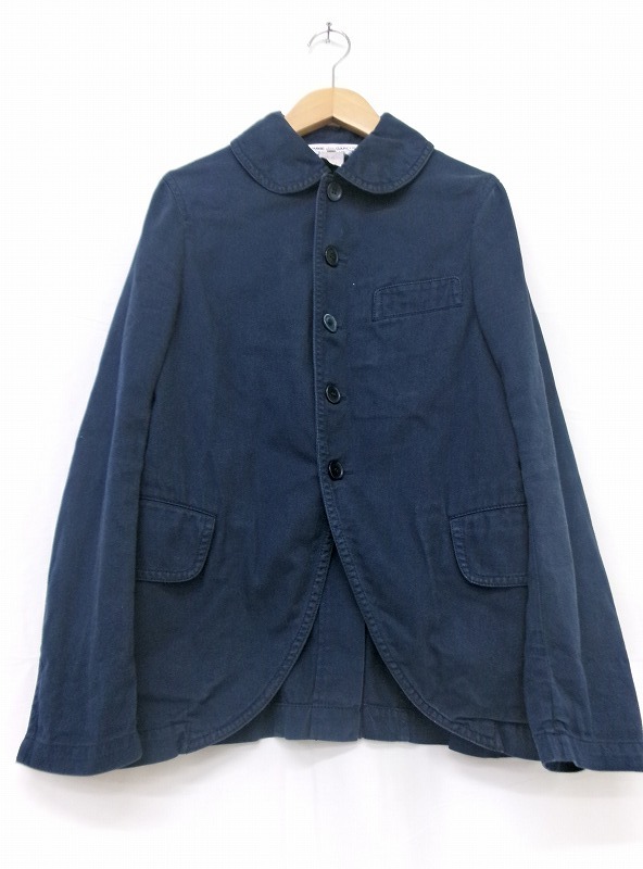 COMME des GARCONSコムコム コムデギャルソン 丸襟 ジャケット Yahoo!オークション -「コムデギャルソン 丸襟 ジャケット」の