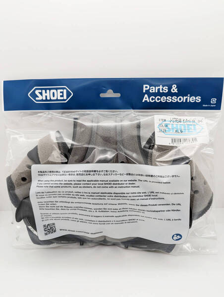 5)新品 未使用 SHOEI ショウエイ J-STREAM センターパッド XL9 ハード 4512048204891 J-FORCE3 J-STREAM Jストリーム