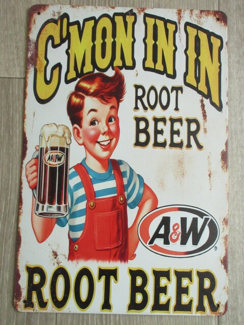 超激レア!A&W root beer 看板 アドバタイジング 2025年最新】Yahoo!オークション -a&w 看板の中古品・新品・未