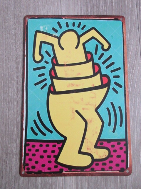 キース・ヘリング（Keith Haring）自筆サイン入りショップカード