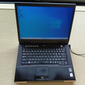 富士通ノートパソコン FMV-BIBRO NF70X Core2 Duo HDDは付属しませんが、 Windows10にて動作確認済み アダプタ付属 詳細画像にてご判断を!