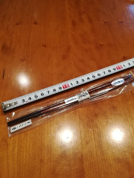 高級本うるし箸 田中箸店 細天丸古代 21.0cm