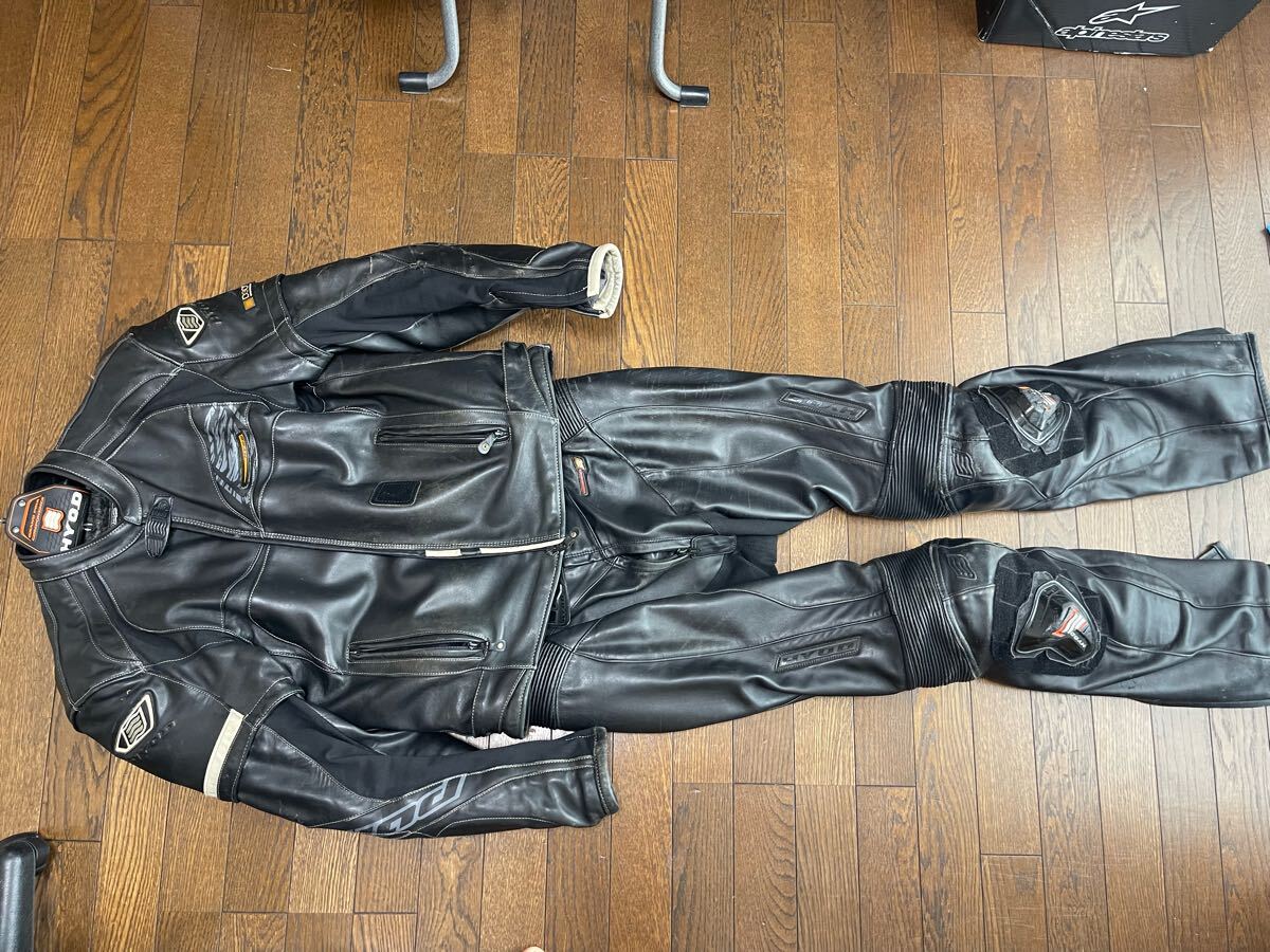Yahoo!オークション -「hyod」(革ツナギ) (バイクウエア、装備 Yahoo!オークション -「hyod」(革ツナギ) (バイクウエア、装備