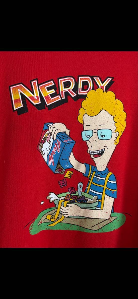 Nerdy アニメキャラクター スウェットシャツ M size