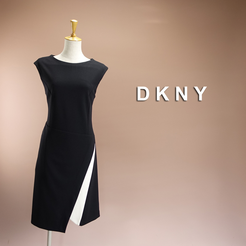 ダナキャランニューヨーク DKNY ☆Vネックシャツワンピース