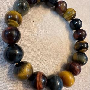 V-097 虎目石 タイガーズアイ ブレスレット パワーストーン 金運 10mm