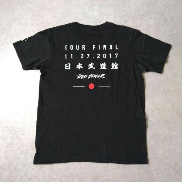 RED SPIDER tシャツ レゲエ 日本武道館 黒ブラック Mサイズ ロック ミュージック