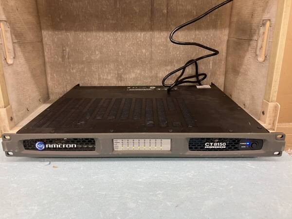 AMCRON CT8150 パワーアンプ 中古品 通電のみ確認済み