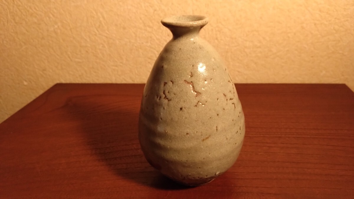 李朝 小壺 象嵌 白釉 古玩 京焼 アンティーク李朝 1客
