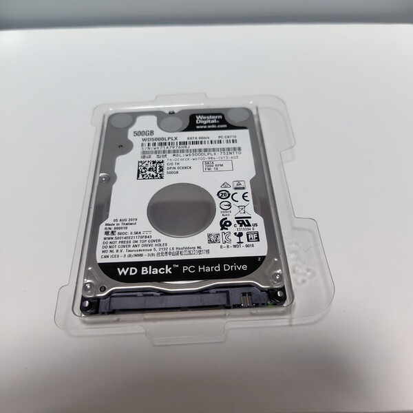 WD Black 500GB 内蔵型ハードディスクドライブ