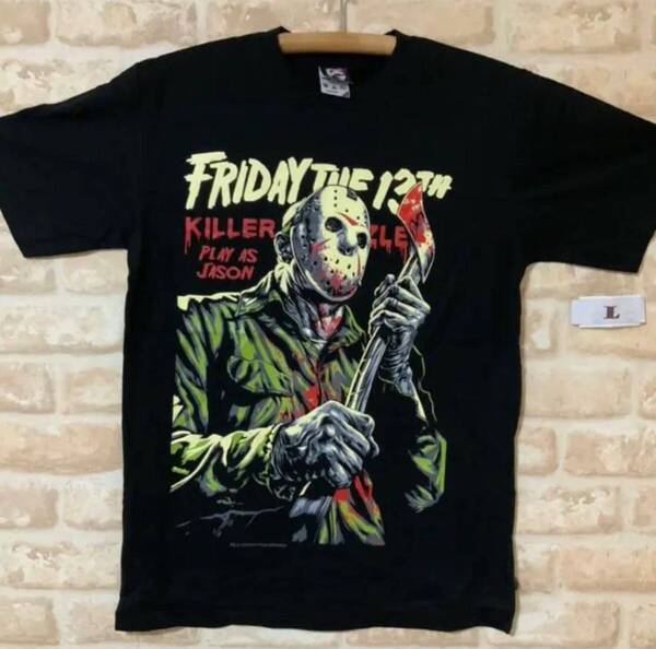 新品 ジェイソン 13日の金曜日 Lサイズ Tシャツ 管5114