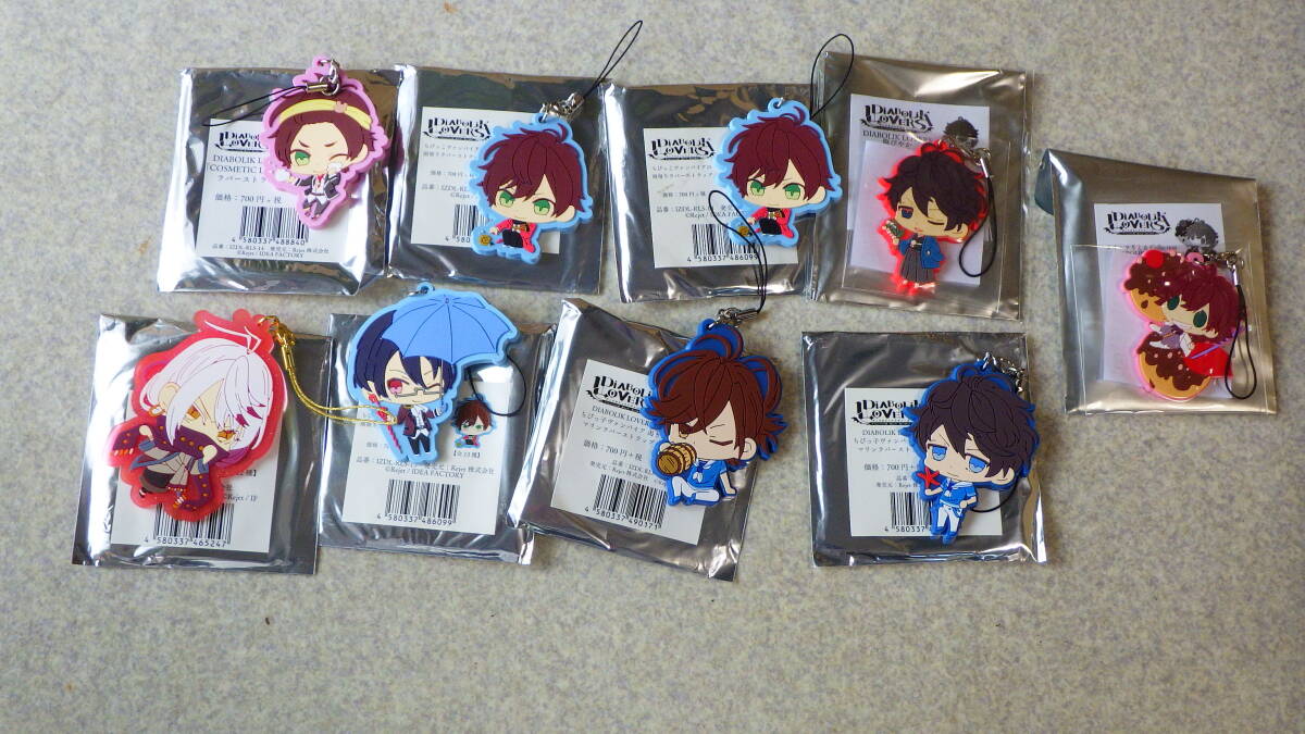 DIABOLIK LOVERS ラバーストラップ 4点セット Yahoo!オークション -「diabolik lovers ラバーストラップ」の