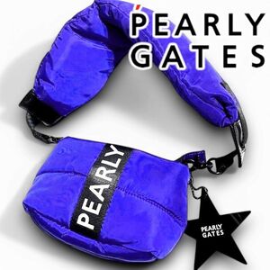 PEARLY GATES Pearly Gates .1.3 десять тысяч с хлопком склеивание очарование 2way Mini сумка на плечо сумка Golf 2181104 110 ^015V50318w02