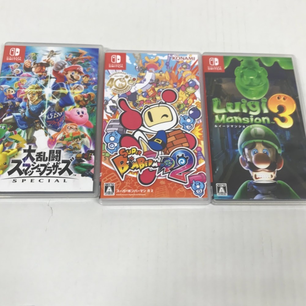 爆買いしたくなる セット Switch Nintendo ソフト 進撃の巨人 ボンバーマン マリオ Nintendo Switch