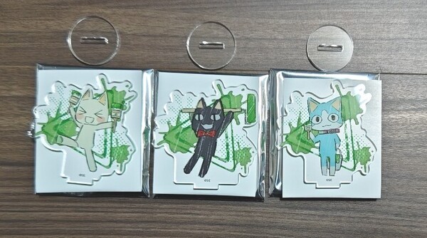 サルゲッチュ×どこでもいっしょ アクリルぷちスタンド トロ クロ ソラ