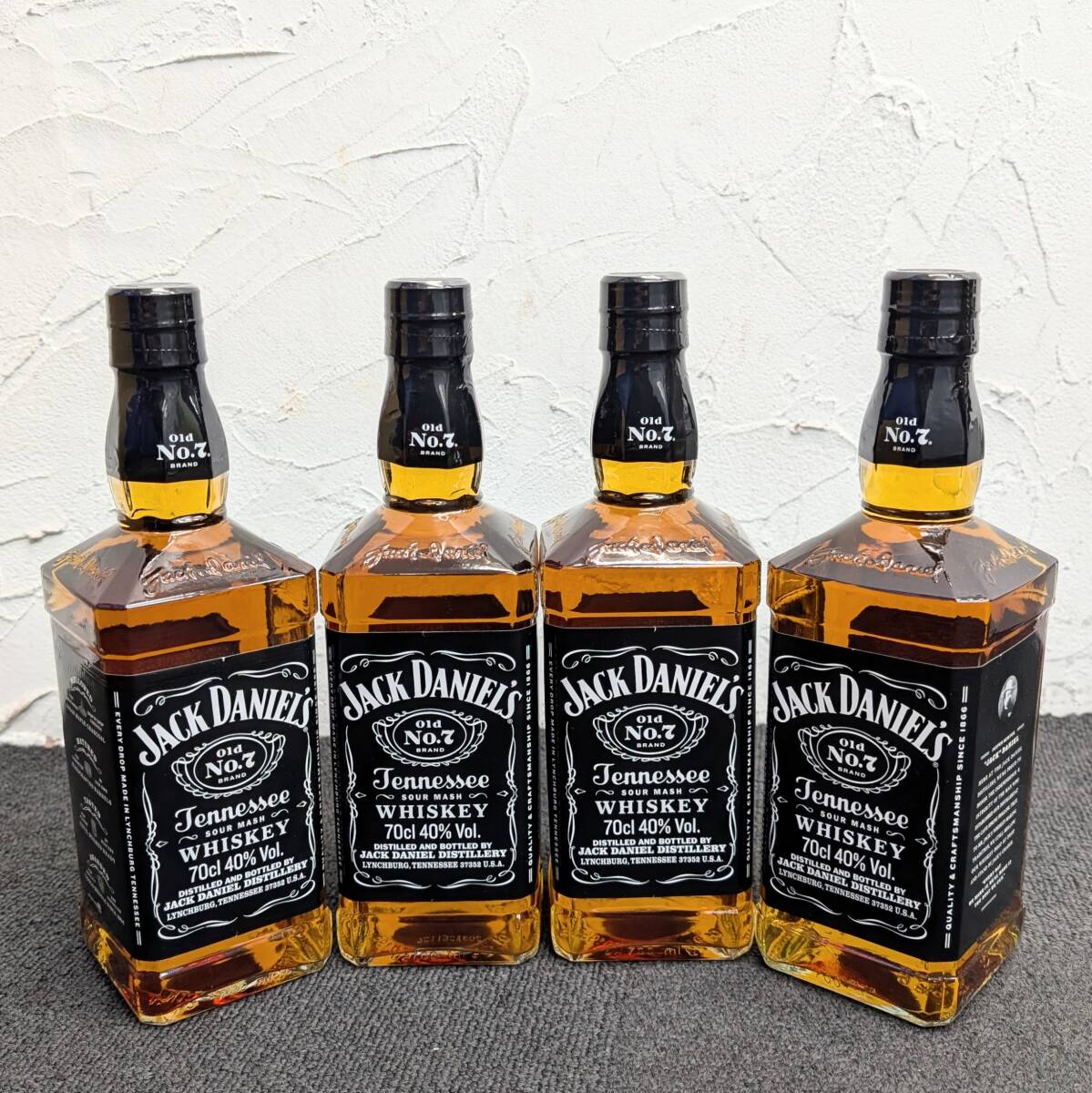 ジャック・ダニエル【JACK DANIEL'S】現行品4本セット 未開封
