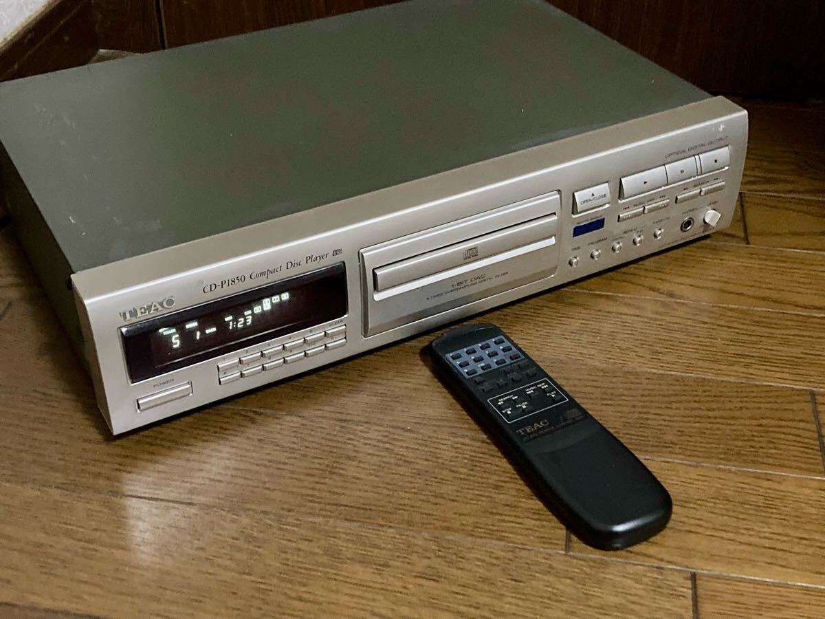 TEAC CD-P1850 〓 意外と珍品 ティアックのフルサイズCD