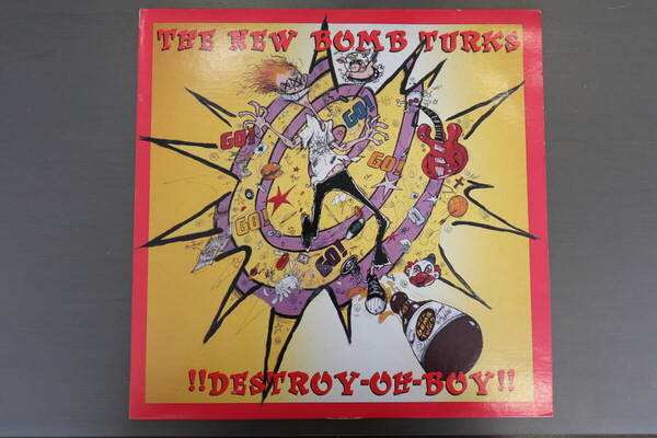 【極美 送料無料】THE NEW BOMB TURKS DESTROY OH BOY LP レコード