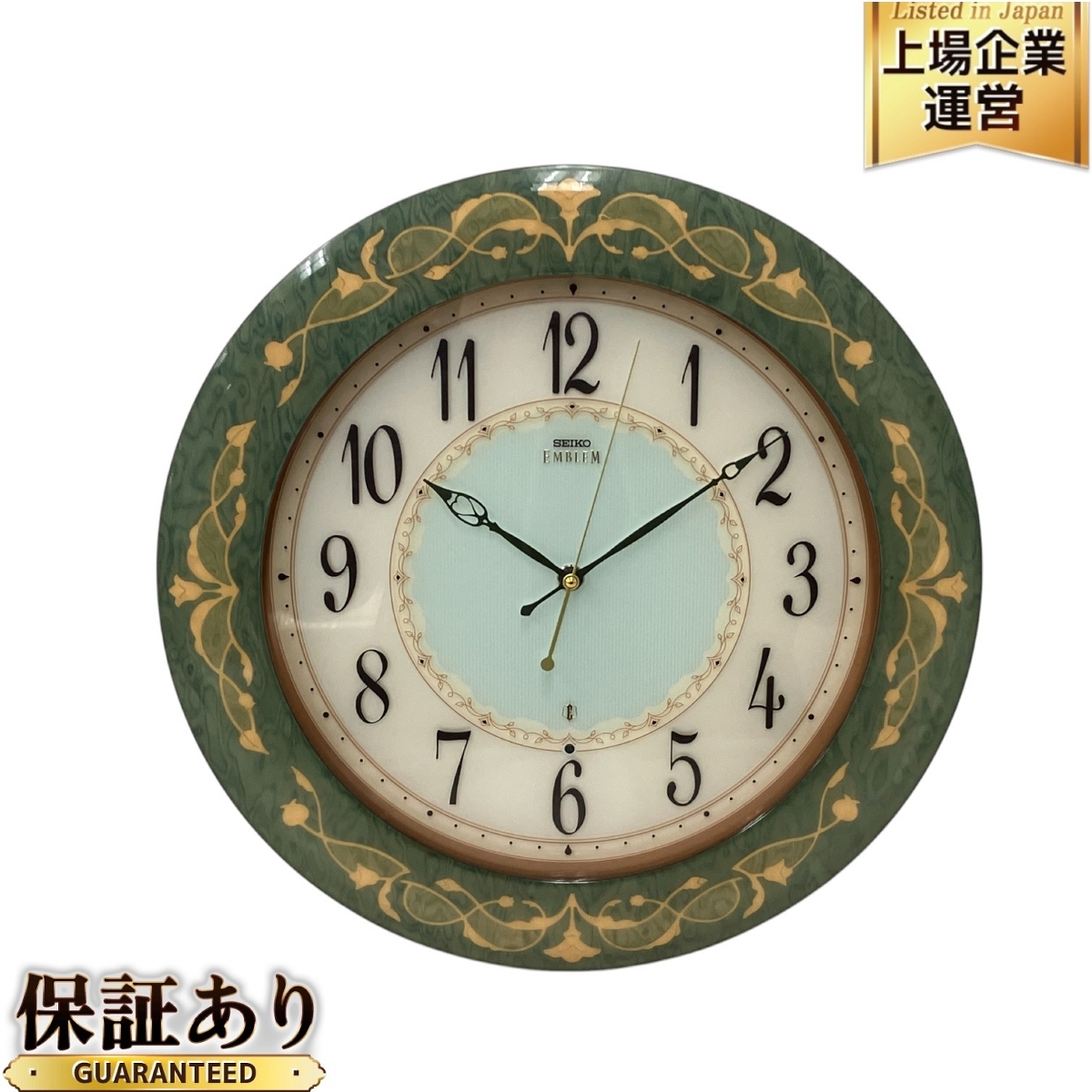 Yahoo!オークション -「seiko emblem」(掛時計、柱時計) (置時計 Yahoo!オークション -「seiko emblem」(掛時計、柱時計) (置時計