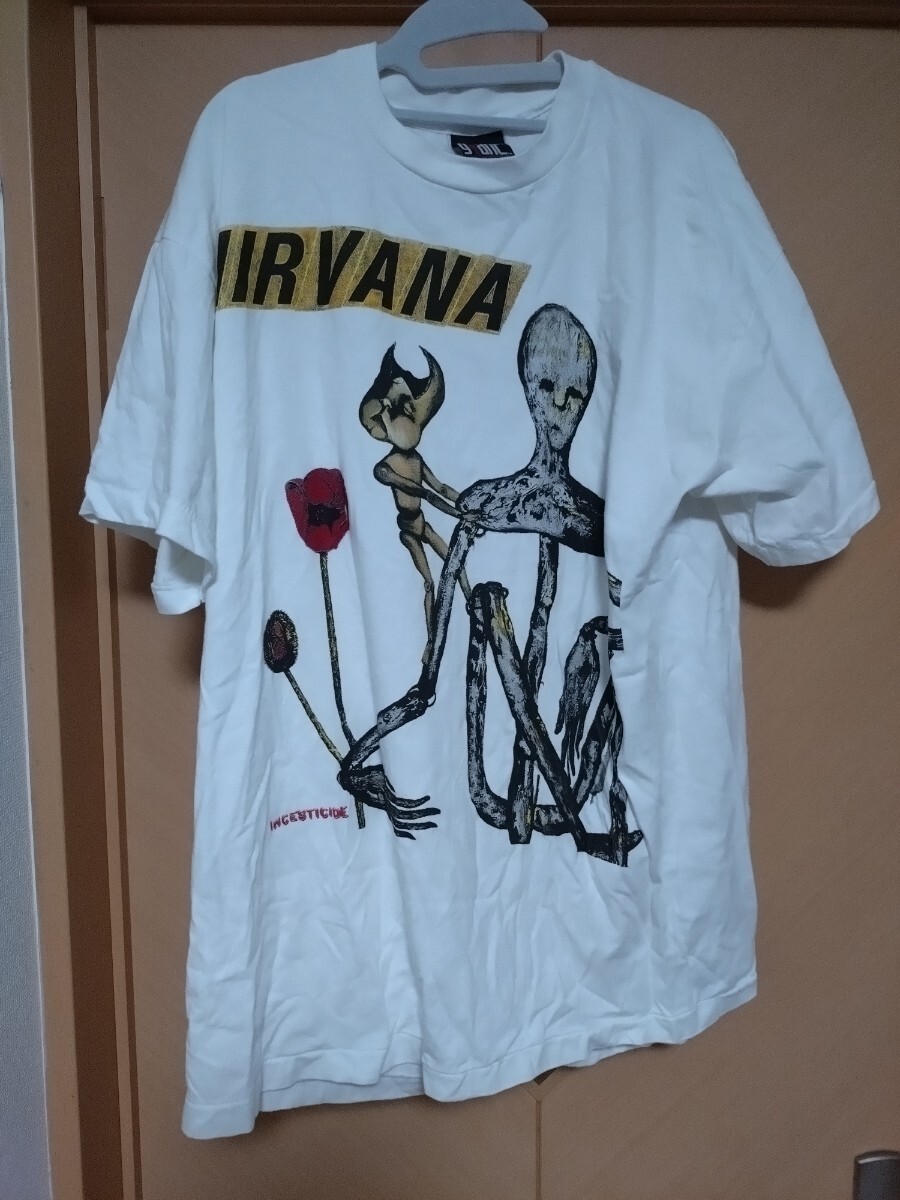 Yahoo!オークション -「nirvana incesticide」(Tシャツ) (記念品 Yahoo!オークション -「nirvana incesticide」(Tシャツ) (記念品