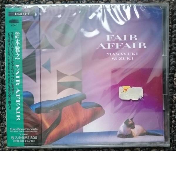 KF 鈴木雅之 FAIR AFFAIR フェア アフェア 新品・未開封