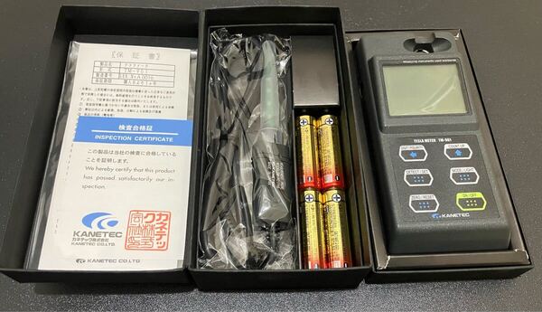 新古品 カネテック テスラメーター TM-901 プローブ付