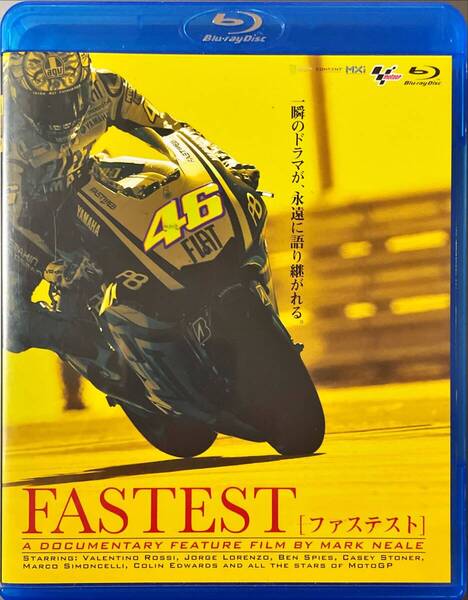 Blu-ray Disc FASTEST MotoGP モーター・ドキュメンタリー バレンティーノ・ロッシ USED