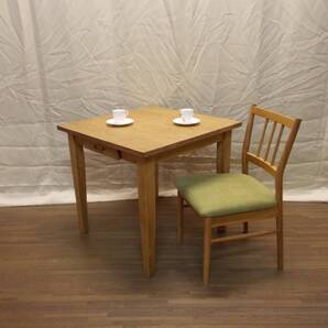 ダイニングテーブル 75×75cm オーク材仕様 nora ファッジ 本物志向 食卓テーブル コンパクト カントリー調 椅子は別売