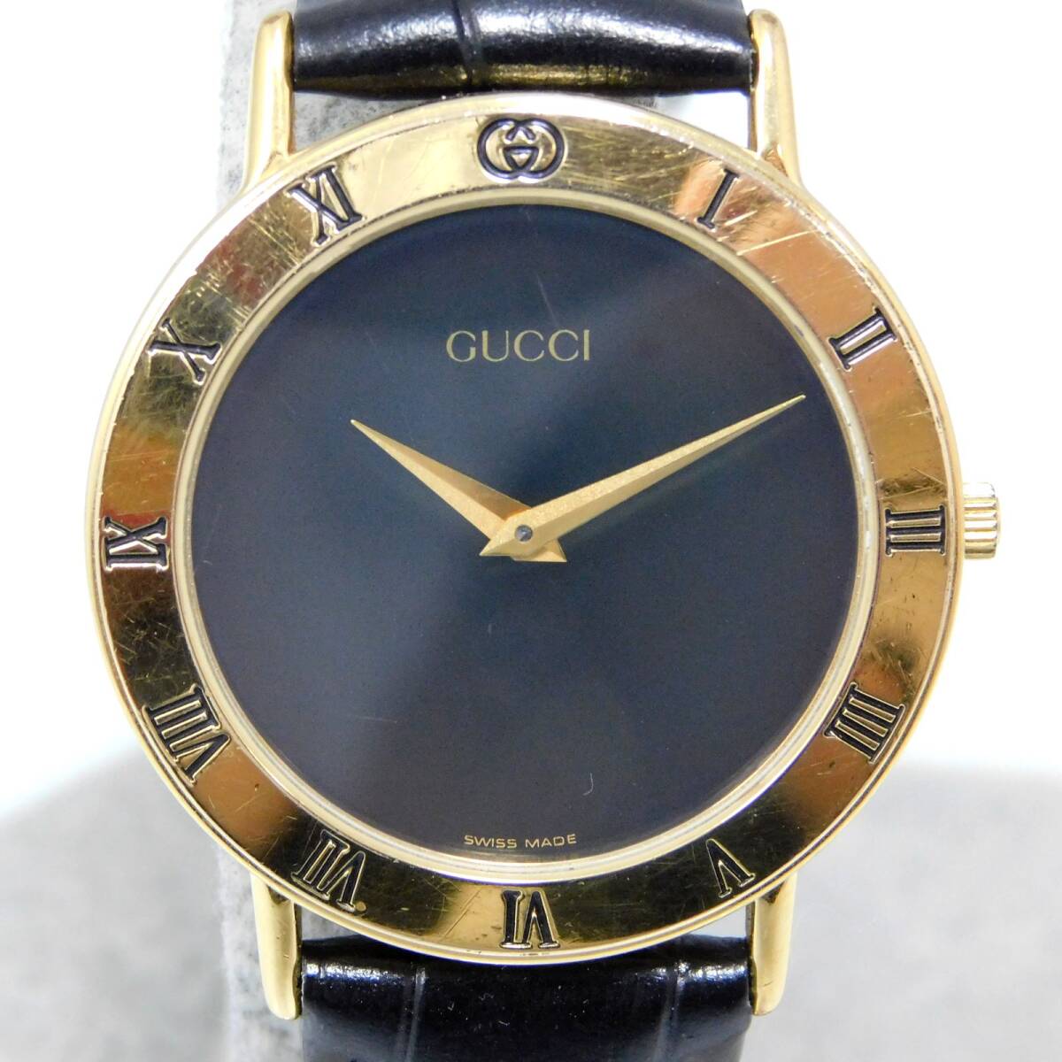 GUCCI】ヴィンテージ グッチ 3000.2.M GP クォーツ 中古 1990