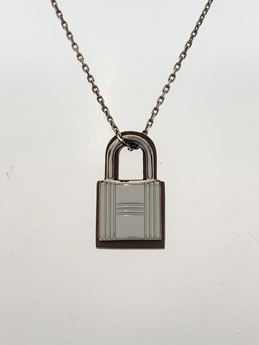 HERMES◆オーケリー/ネックレス/SLV/トップ有/レディース