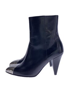 CELINE* короткие сапоги /35/BLK/ кожа
