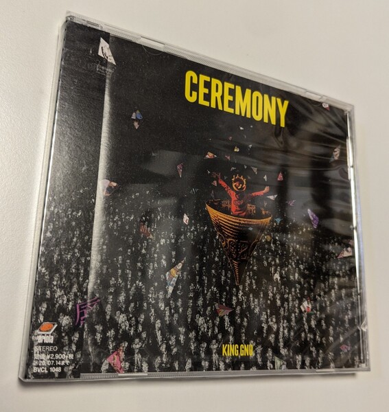 M 匿名配送 CD King Gnu CEREMONY 4547366431988 キングヌー