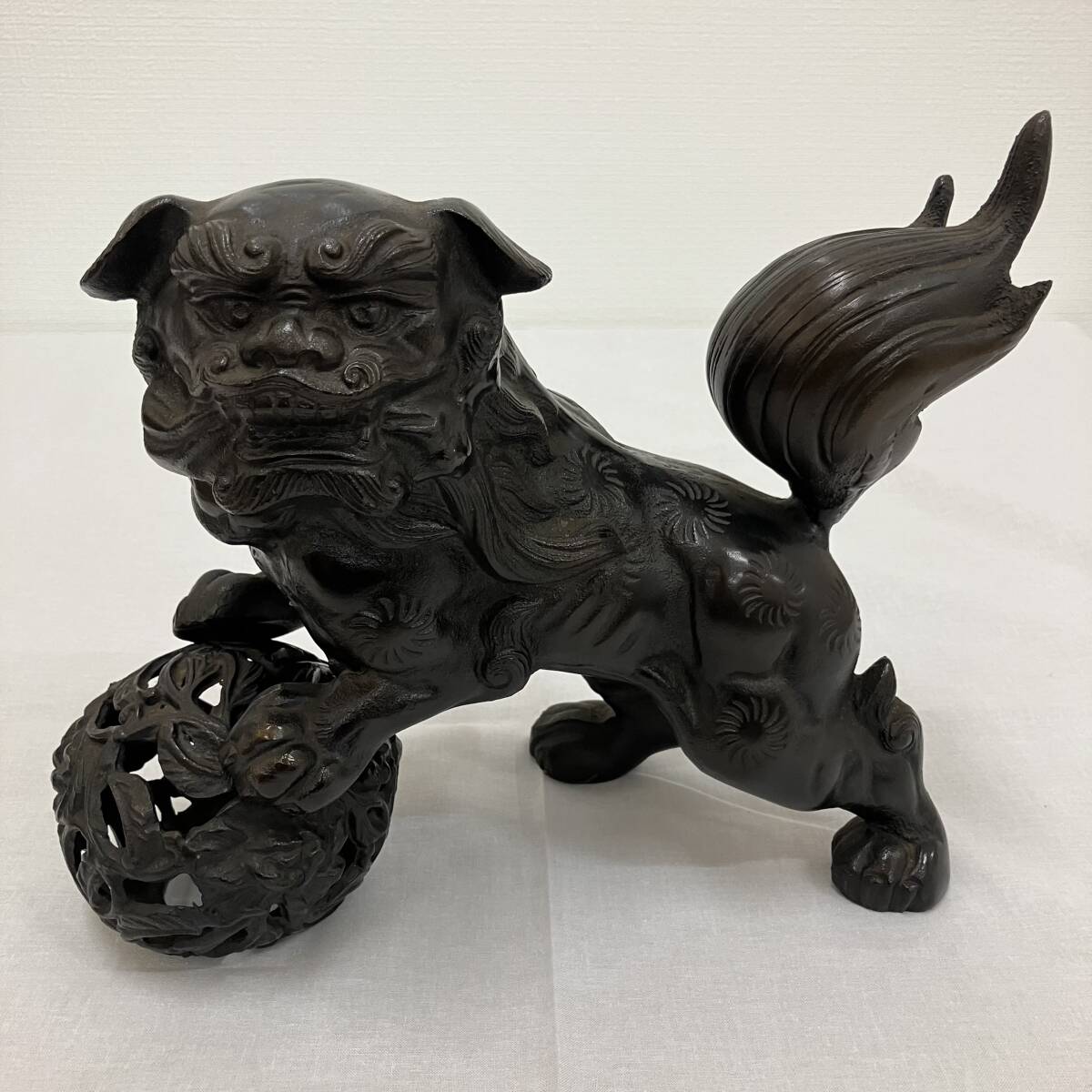 Yahoo!オークション -「玉獅子」(銅製) (金属工芸)の落札相場 Yahoo!オークション -「玉獅子」(銅製) (金属工芸)の落札相場