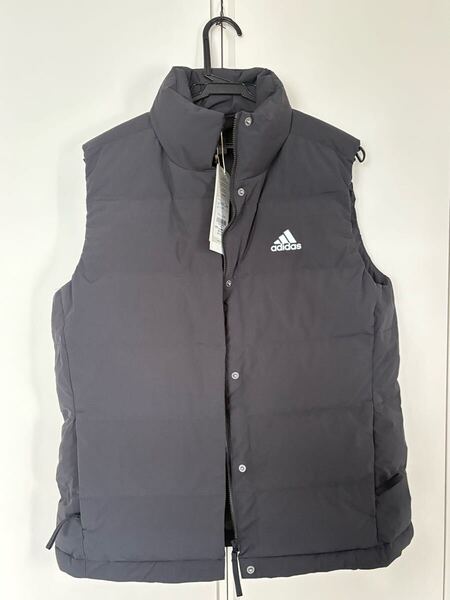 アディダス ダウンベスト adidas ブラック 黒 L