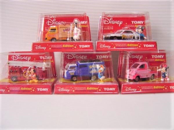 トミカ ディズニーキャラクターエディション 2003年 貴重な全5種セット Yahoo!オークション -「トミカ エディション ディズニー