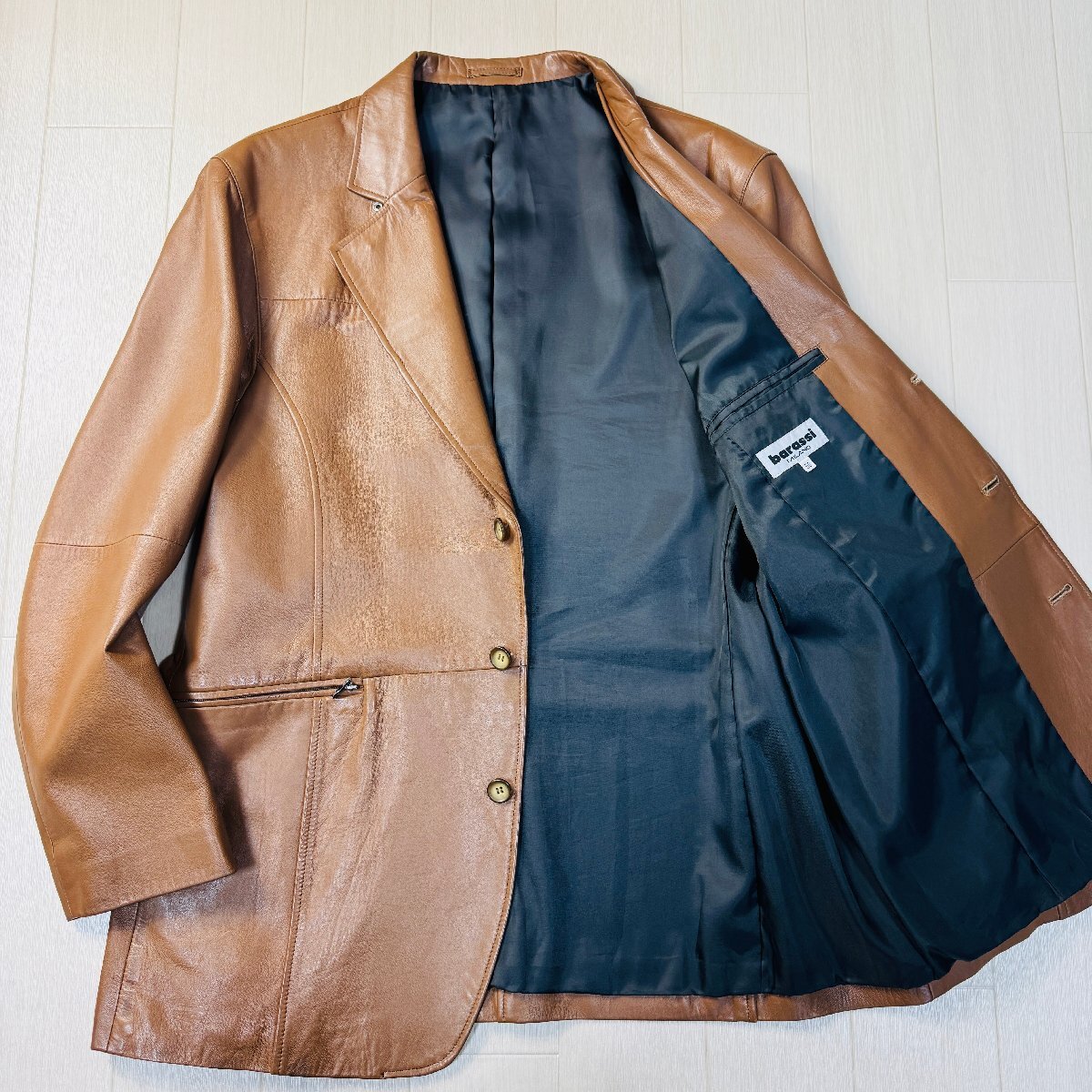 Yahoo!オークション -「barassi ラムレザージャケット」の落札 Yahoo!オークション -「barassi ラムレザージャケット」の落札