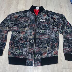 VISION STREET WEAR MA-1タイプの薄手のジャンパー フリーサイズ 古着 送料無料