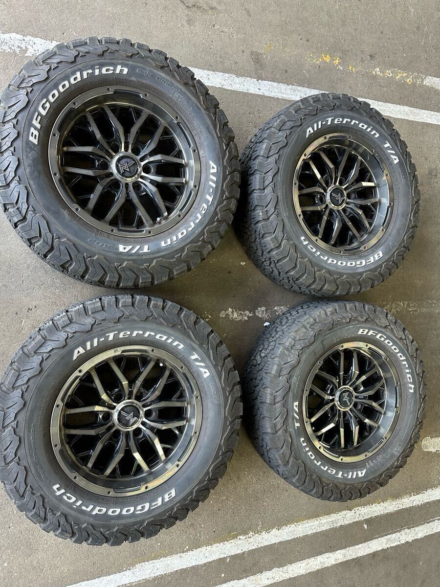 美品】【引取り限定】BF A/T265.70R17 ナイトロパワーホイール4本 美品】【引取り限定】BF A/T265.70R17 ナイトロパワーホイール4本