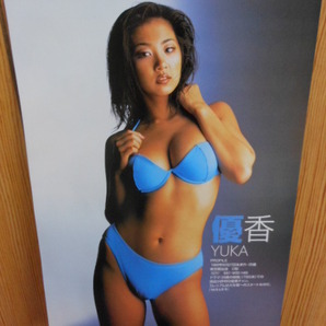 送料無料です◆優香 & 釈由美子 グラビア◆ビキニ 水着 テレカ など等 63ポーズ◆額縁付き