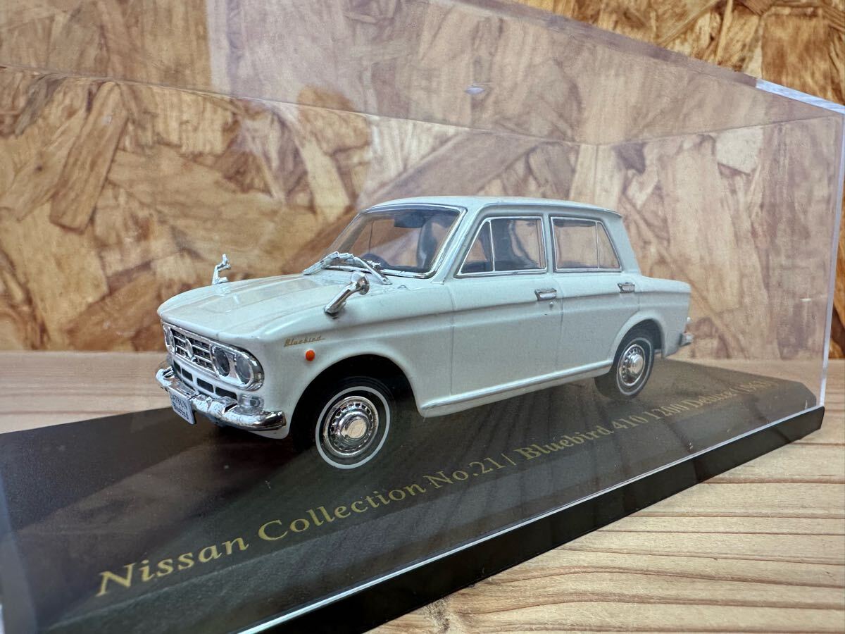Amazon | 1/43 ダットサン ブルーバード 410 1964 ライトブルー