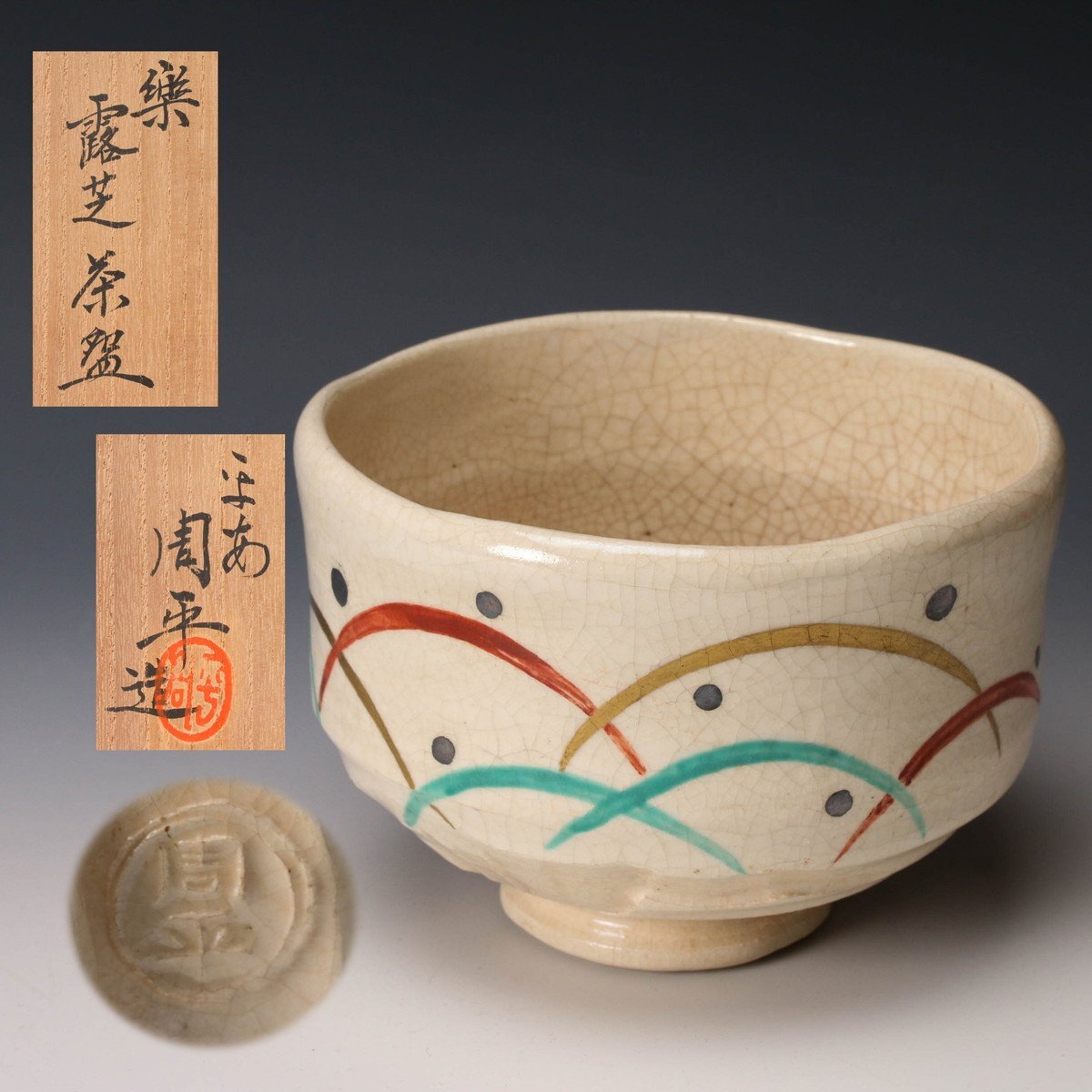 時代物 皿 5点 京焼 六兵衛 伝 尾形 周平 箱 煎茶碗 平安 煎茶 時代物 皿 5点 京焼 六兵衛 伝 尾形 周平 箱 煎茶碗 平安 煎茶