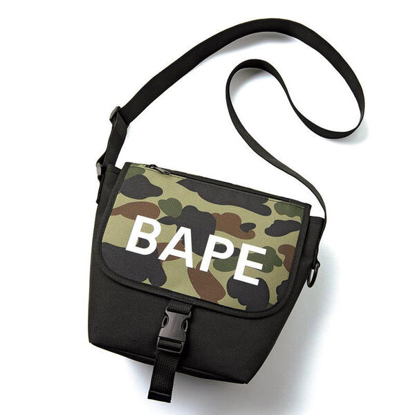 BAPE◆A BATHING APE/迷彩カモ◆ア ベイシング エイプ◆ショルダーバッグ◆CAMO/カモ/付録ノベルティ