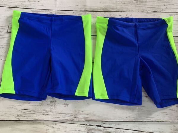 送料無料 商品:未使用 水着 男の子 スイミングクラブ スクール水着 2枚 日本製 150cm