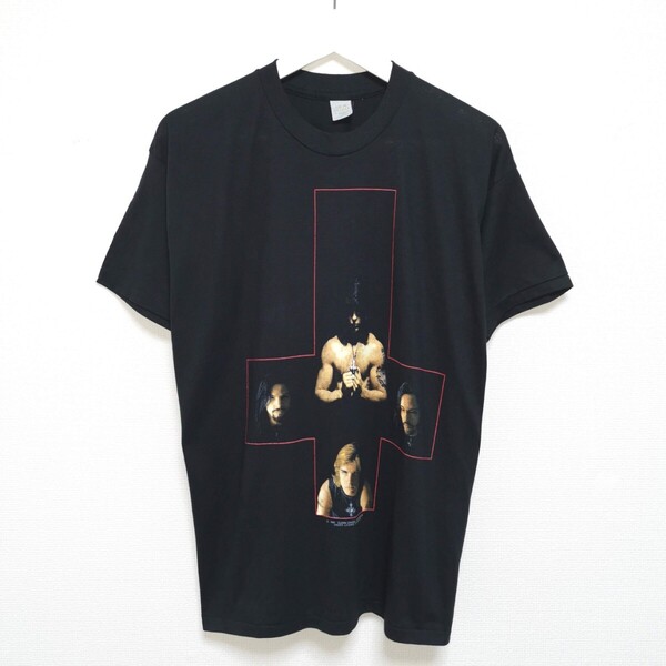 即決 L 90s DANZIG ダンジグ Tシャツ Lucifuge ミスフィッツ バンT 黒 USA製
