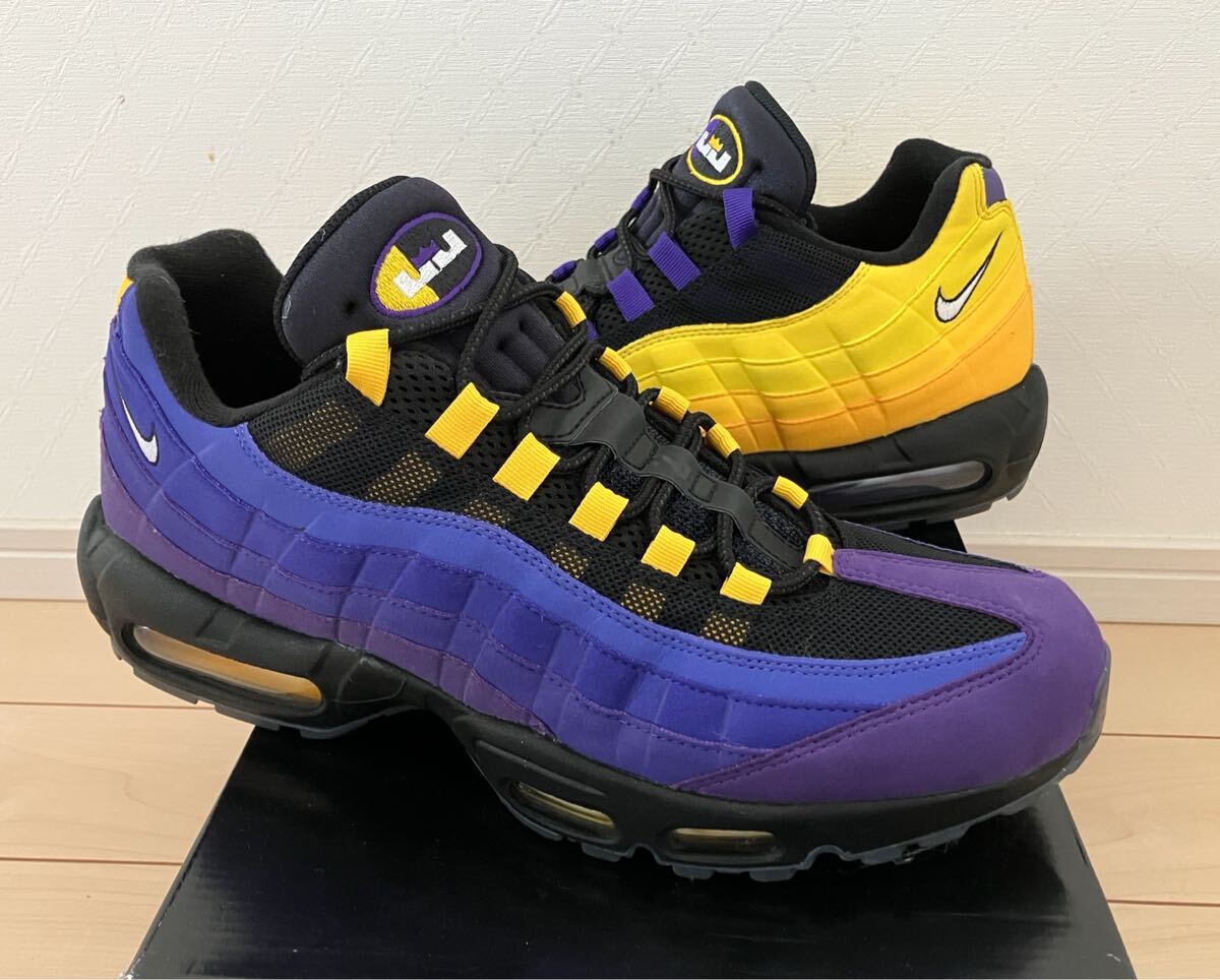 新品未使用 25.5㎝ NIKE エアマックス95 レブロン 23 レイカーズ