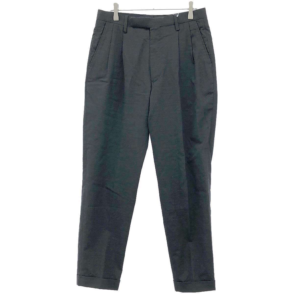 【未使用に近い】WIRROW サマーウールパンツ　スラックス CITY スラックス 「CITY」WOOL TROPICAL WIDE PANTS/サマー