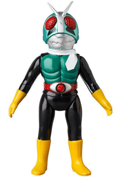 レトロ 仮面ライダー ソフビ ショッカーライダー 新1号 スカイ