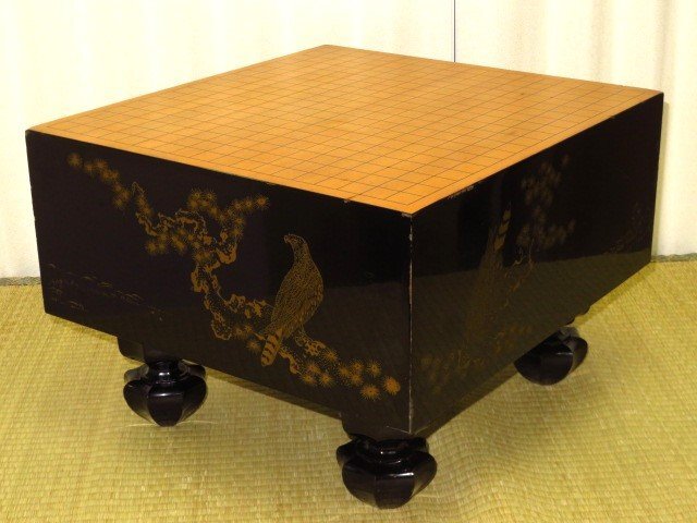菊蒔絵碁笥棗 鵬雲斎好 朱在判箱書 五趣の内 漆匠 表朔 蒔絵師