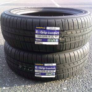 全国送料無料・新品2本★グッドイヤーEfficientGrip Comfort ★165/55R15★軽自動車・N-box・タントカスタム・ムーブ・アルト・ワゴンR